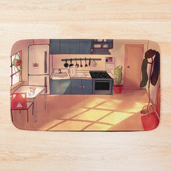 Item preview, Morning Kitchen Background Illustration designed and sold by Lucie Jamais.
