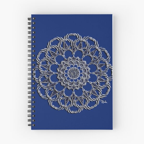Item preview, Silverblue mandala designed and sold by RGiadaArtShop.