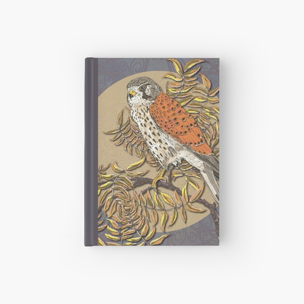 Celtic Kestrel Hardcover Journal