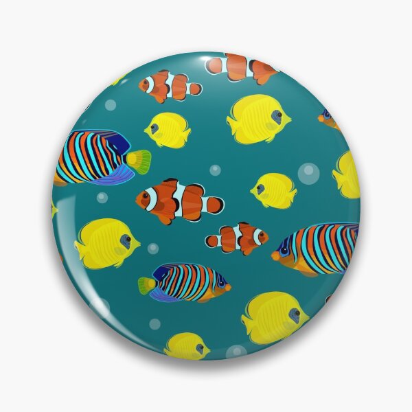 Item preview, A pattern of fish living in the wild is depicted. designed and sold by LionKsi89.