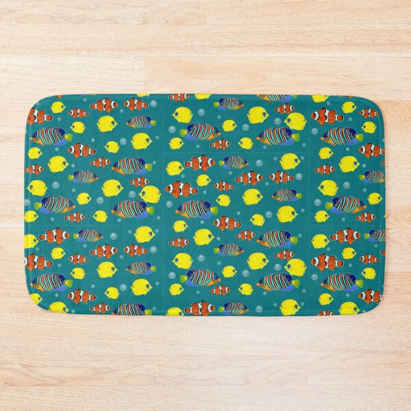 Item preview, A pattern of fish living in the wild is depicted. designed and sold by LionKsi89.