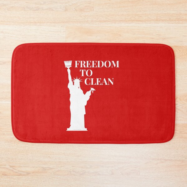 Item preview, Freedom to Clean Statue of Liberty Housekeeper Cleaning Lady Fun designed and sold by SavvyCleaner.