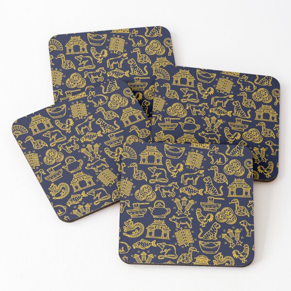 Item preview, Asian heritage month, asian pattern yellow designed and sold by Yellowsprint.