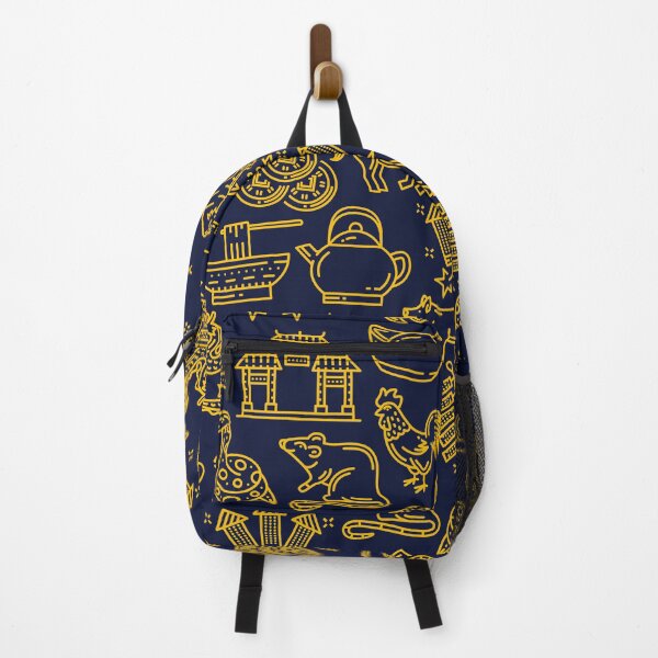 Item preview, Asian heritage month, asian pattern yellow designed and sold by Yellowsprint.