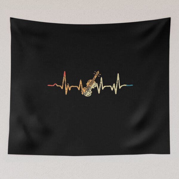 Item preview, Violinist Heartbeat Violin designed and sold by Shirtcaesar.