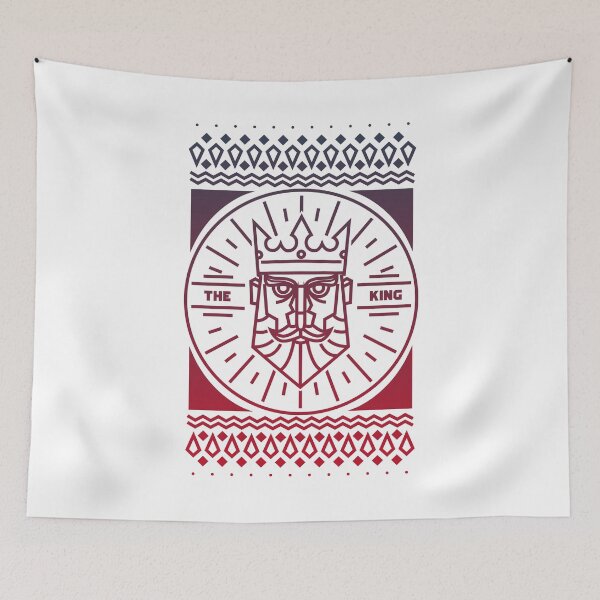 Item preview, King head Art designed and sold by AznavourByKarin.