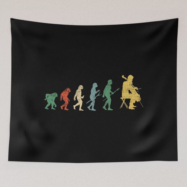 Item preview, Violinist retro Evolution designed and sold by Shirtcaesar.