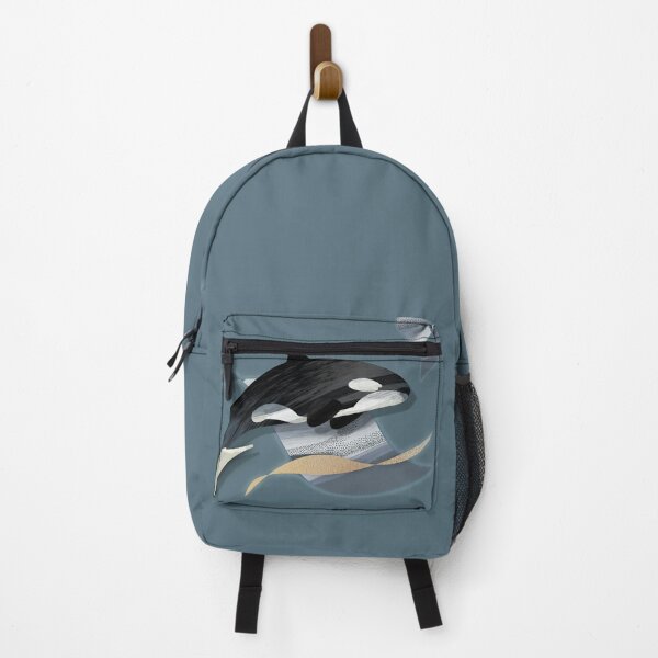 Item preview, Realistic orca whale seascape watercolor illustration - Caroline Laursen Original designed and sold by Caroline Laursen.