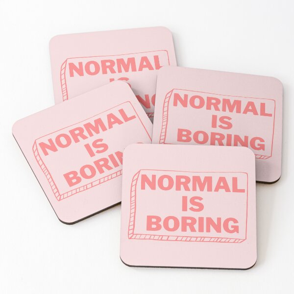 Item preview, NORMAL IS BORING designed and sold by wilder-mind.