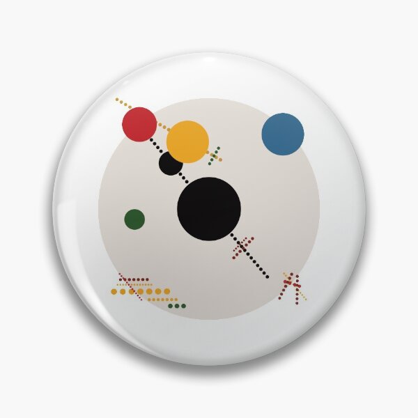 Item preview, Suprematist malevich inspired minimalist circles composition 2 designed and sold by Ricogfx.