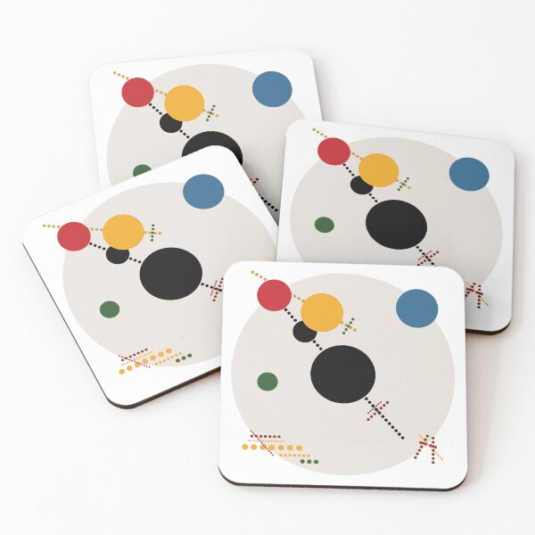 Item preview, Suprematist malevich inspired minimalist circles composition 2 designed and sold by Ricogfx.
