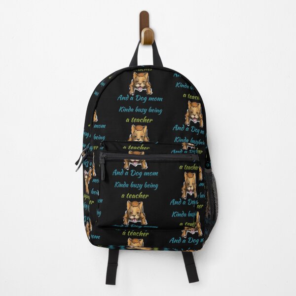 Item preview, Kinda Busy Being A Teacher And A Dog Mom designed and sold by DasaMerch.