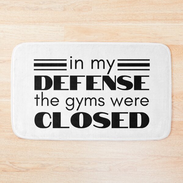Item preview, Funny Beach Wear, Funny Summer Wear, Funny I Hate Gym I Hate Workout, In My Defense The Gyms Were Closed, Funny Lockdown 2021 designed and sold by ladylaughprints.