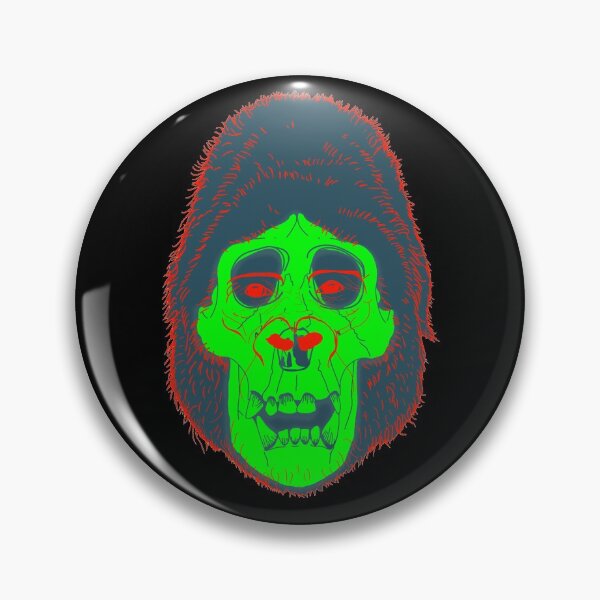 Item preview, gorilla skull for gorilla lovers designed and sold by adrart7.