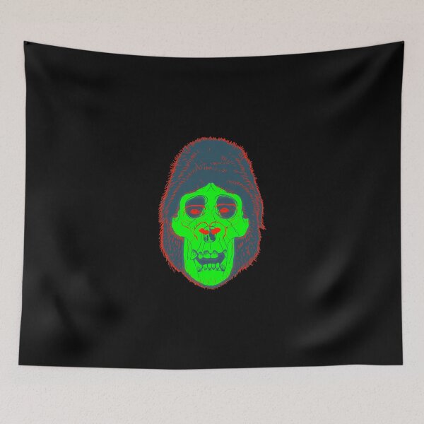 Item preview, gorilla skull for gorilla lovers designed and sold by adrart7.
