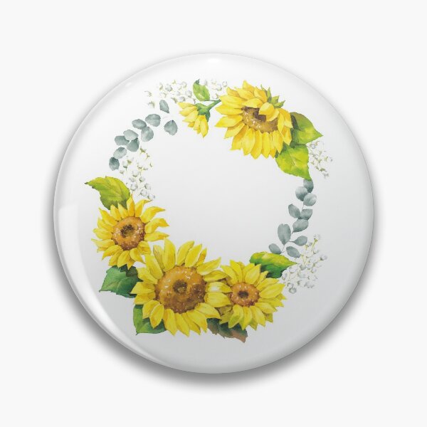 Item preview, watercolor Sunflower bouquet designed and sold by FineartLab.