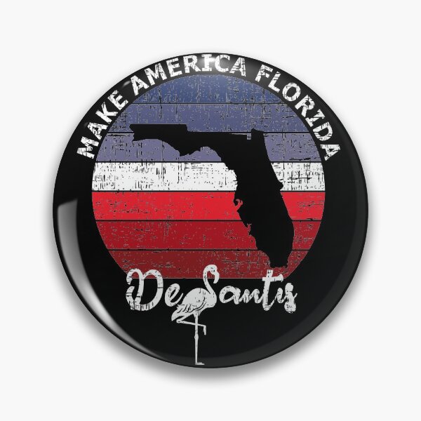 Item preview, DeSantis 2024 Make America Florida Flamingo designed and sold by teemenia.