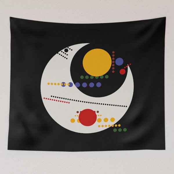 Item preview,  Suprematist malevich inspired minimalist circles composition 3 designed and sold by Ricogfx.