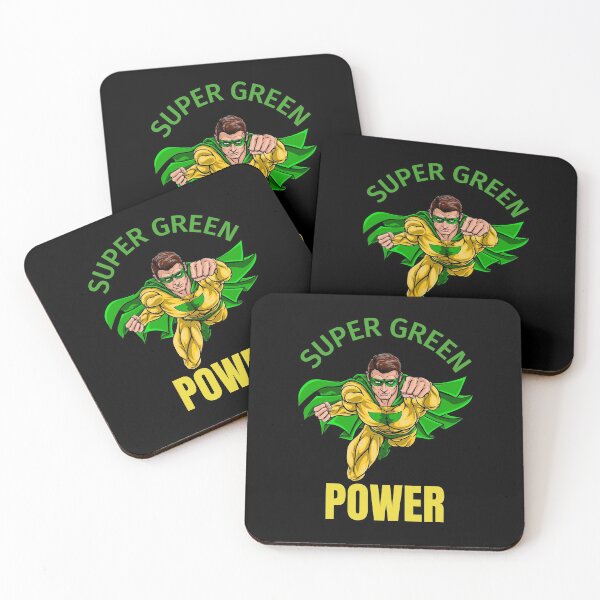 Item preview, Super Green Power / Super Hero designed and sold by OMG Outfits .