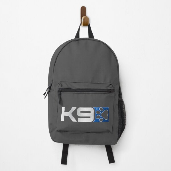 Item preview, K9 - A Parody Mass Effect N7 Logo (White Metal/Blue) designed and sold by Visual Resolutions.