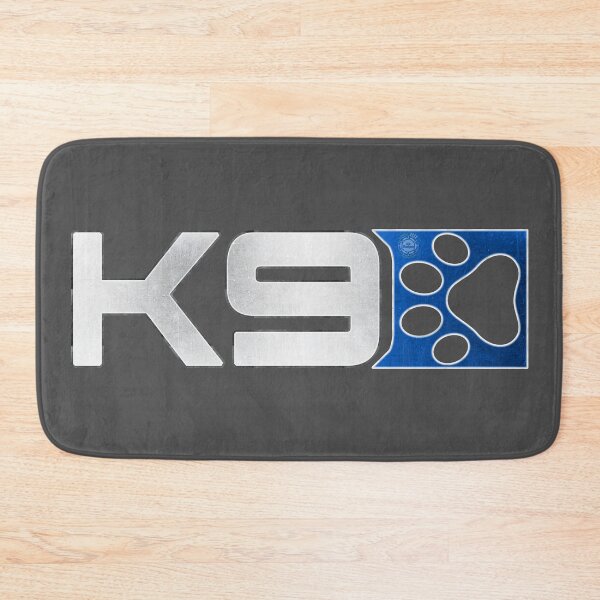 Item preview, K9 - A Parody Mass Effect N7 Logo (White Metal/Blue) designed and sold by Visual Resolutions.