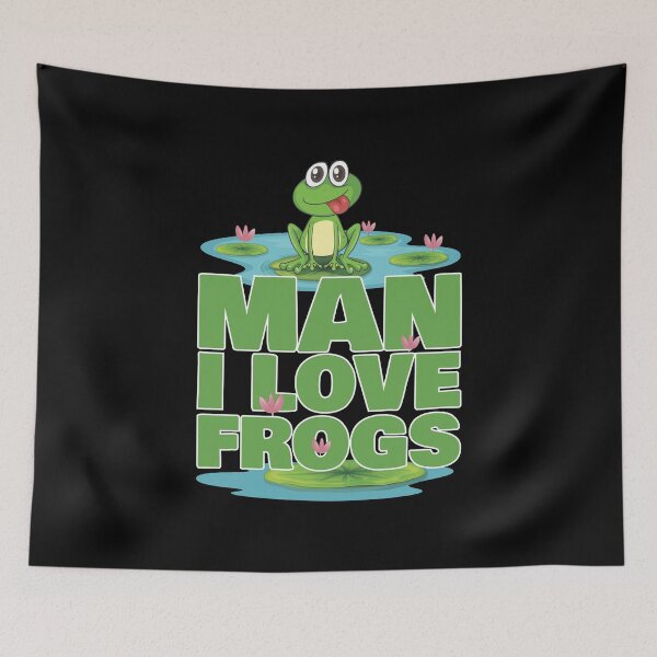 Item preview, Man, I love Frogs - Sharp Green In Swamps designed and sold by crazycollective.