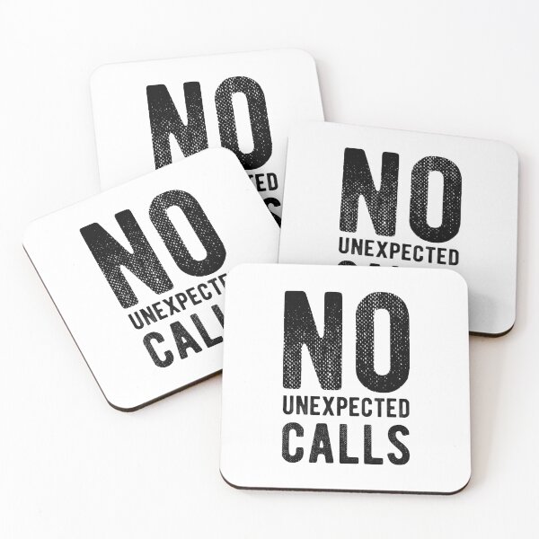 Item preview, No Unexpected Calls Introvert designed and sold by MariosNydras.