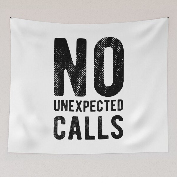 Item preview, No Unexpected Calls Introvert designed and sold by MariosNydras.