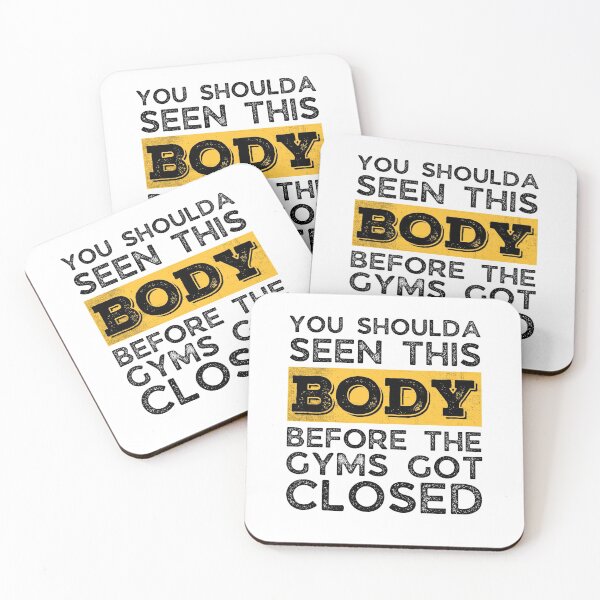 Item preview, Funny Lockdown 2021 Joke, Funny Quarantine 2021 Joke, Funny Gym, Funny Workout, Funny Fat Joke, Funny Skinny Joke, Funny Gift for Men, Funny Gift for Women designed and sold by ladylaughprints.