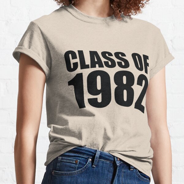 Zazzle Class of 1982 High School Reunion Vintage T-Shirt, Men's, Size: Adult S, Black