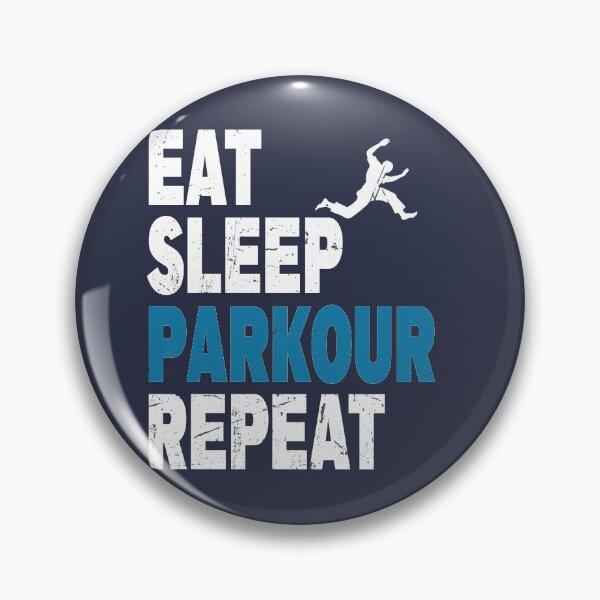 Artikelvorschau, Essen. Schlafen. Parkour. Wiederholen. Parkour Design entworfen und verkauft von Teebubbleuk.