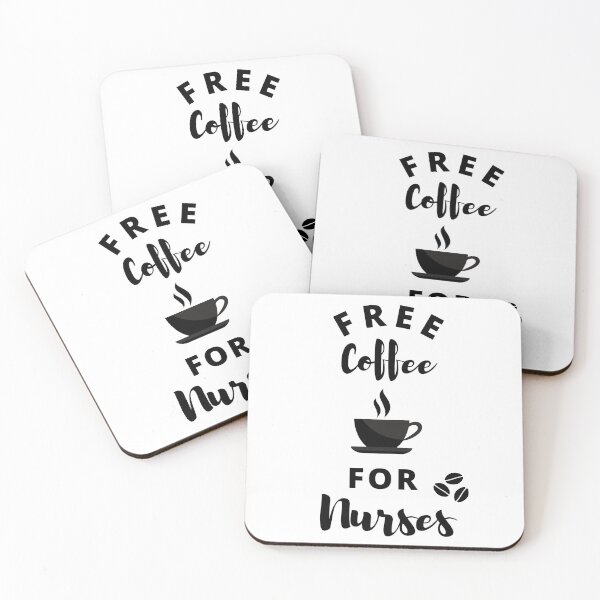 Item preview, Free Coffee For Nurses designed and sold by Blok45.
