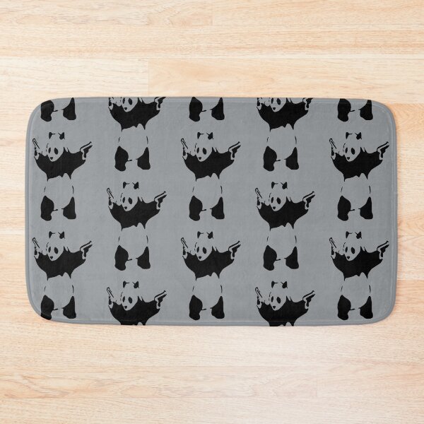 Banksy Panda Bath Mat