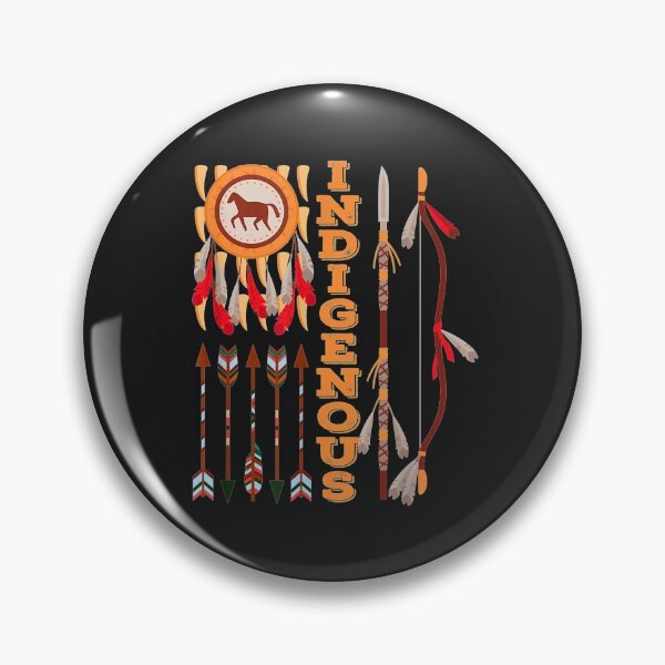 Artikelvorschau, Native American Spirit Indigene Flagge Indian Chief Vintage TShirt16 entworfen und verkauft von claudiadccla.