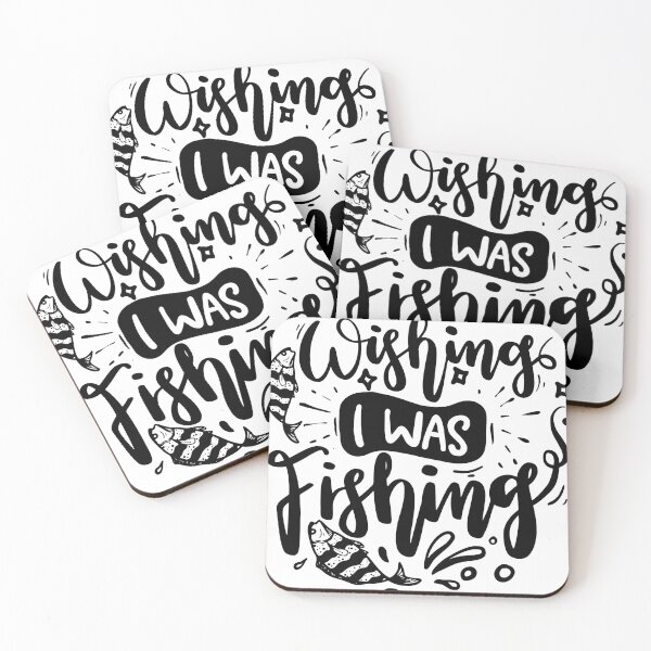 Item preview, Wishing I Was Fishing vintage Design designed and sold by mzakarya.