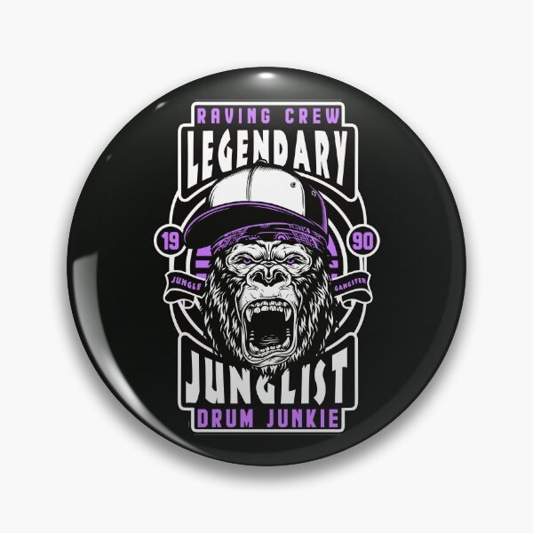 Item preview, Purple - Gorilla - Raving Crew - Legendary Junglist  designed and sold by BLICK-DESIGNS.