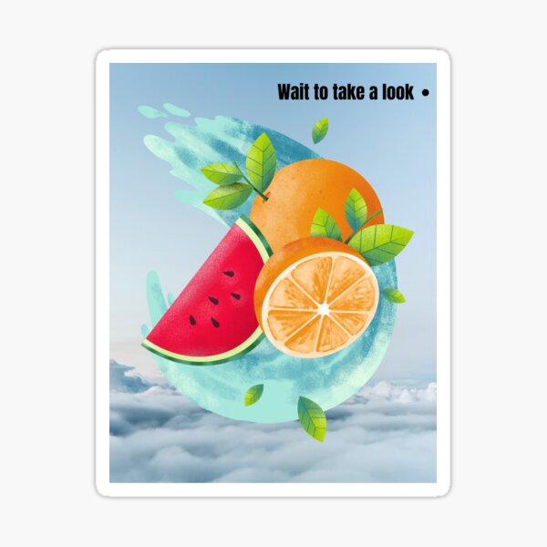 Wait to take a look_summer Sticker