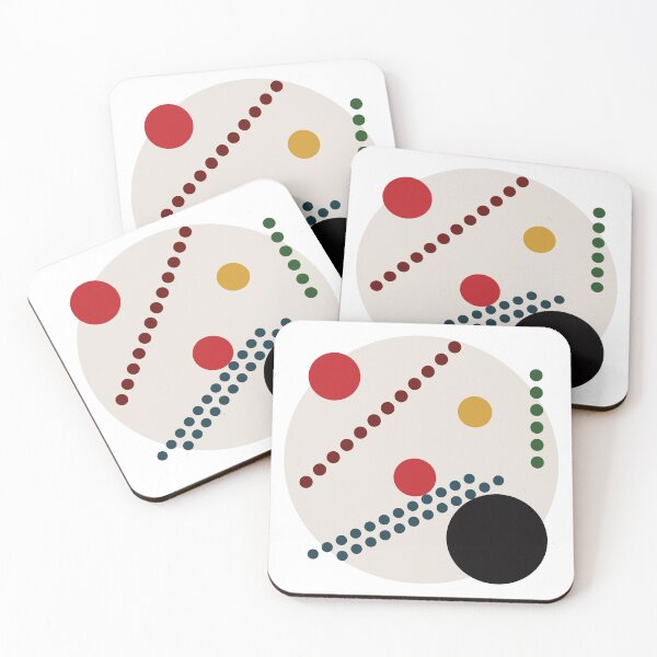 Item preview, Suprematist malevich inspired minimalist circles composition 4 designed and sold by Ricogfx.