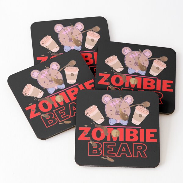 Item preview, Coffee Zombie Bear- Bear needs coffee graphic design designed and sold by mayankg1100.