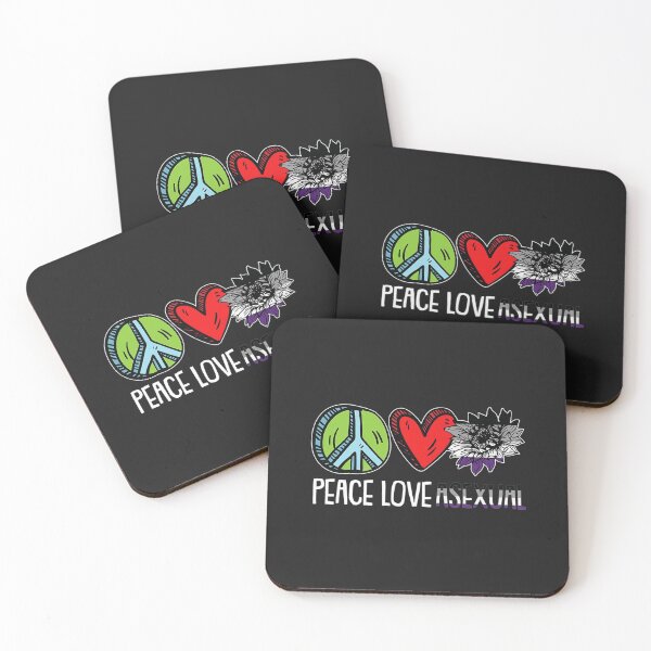 Item preview, Peace Love Asexual Pride Sunflower LGBTQ Proud Ace Ally Premium TShirt2 designed and sold by claudiadccla.