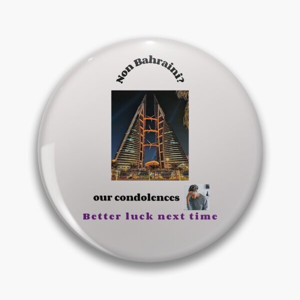 Item preview, "Condolences to non Bahrainis"  (black text) designed and sold by skoumpourdides.