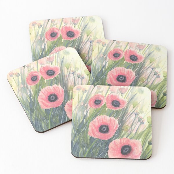Item preview, Exuberant Pink Poppies designed and sold by Taphath Foose.