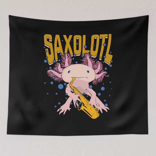 Item preview, Saxophone Sax Player Axolotl Saxophonist Gift designed and sold by Marcid95.