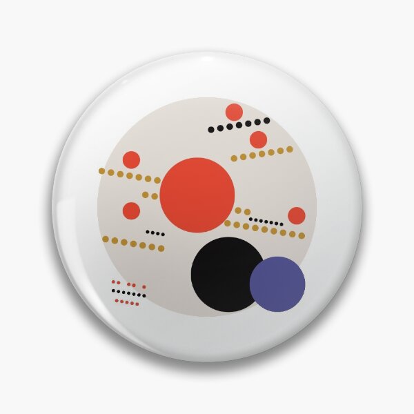 Item preview, Suprematist malevich inspired minimalist circles composition 6 designed and sold by Ricogfx.