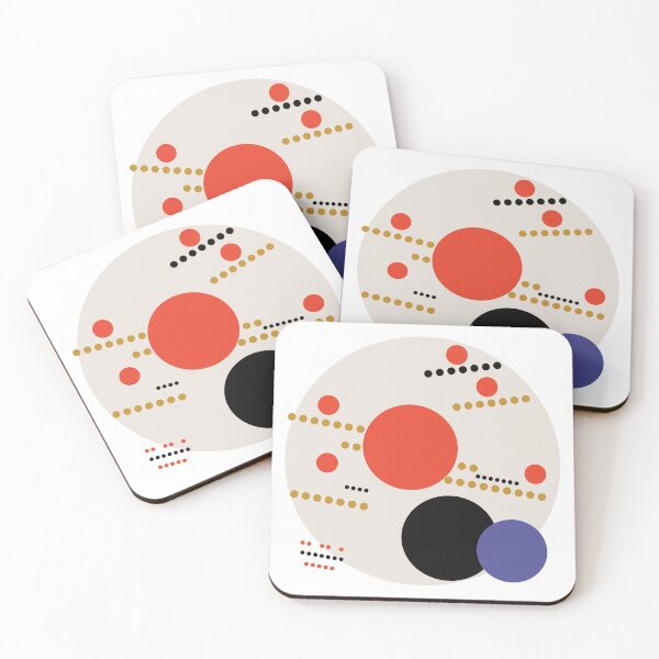 Item preview, Suprematist malevich inspired minimalist circles composition 6 designed and sold by Ricogfx.