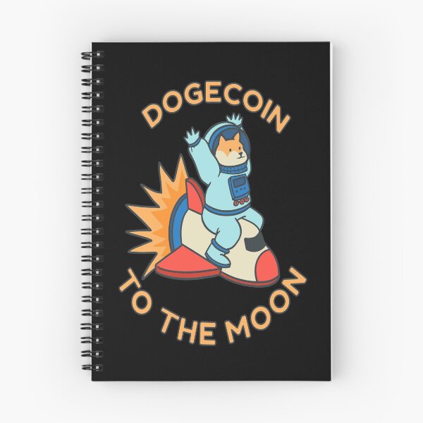 Item preview, Dogecoin a la luna designed and sold by Jacksonsmerch.