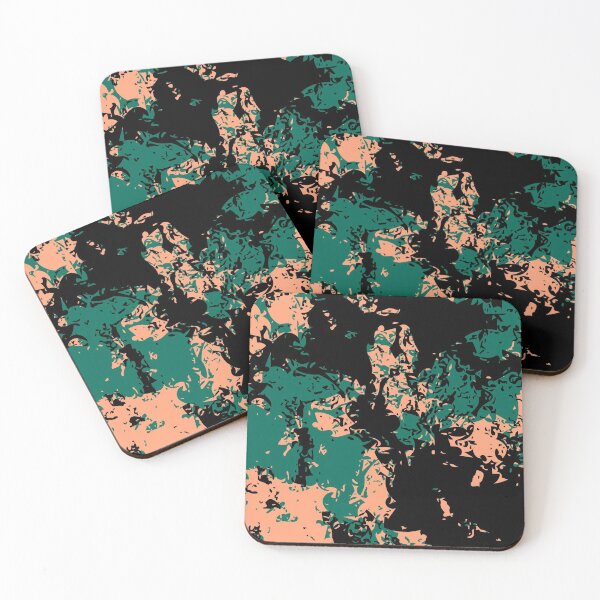 Item preview, Ultramarine Green & Cantaloupe designed and sold by Kettukas.