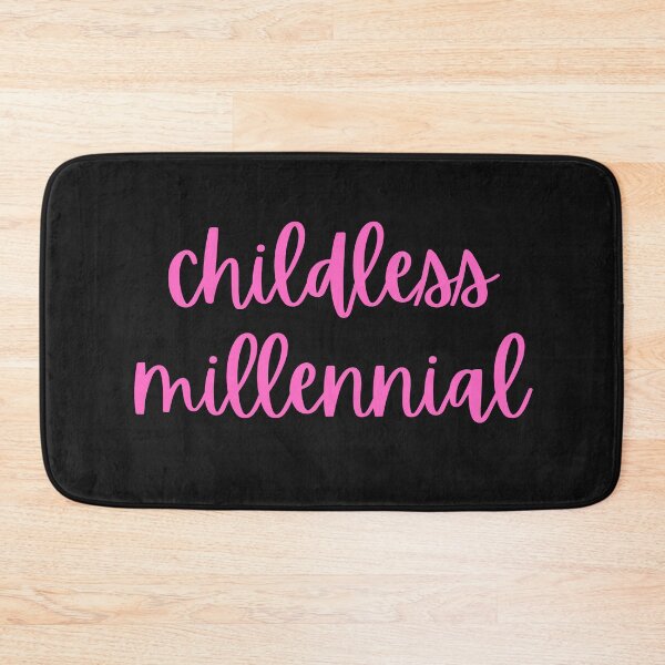 Item preview, Childless Millennial Pink  designed and sold by DesignsofNote.