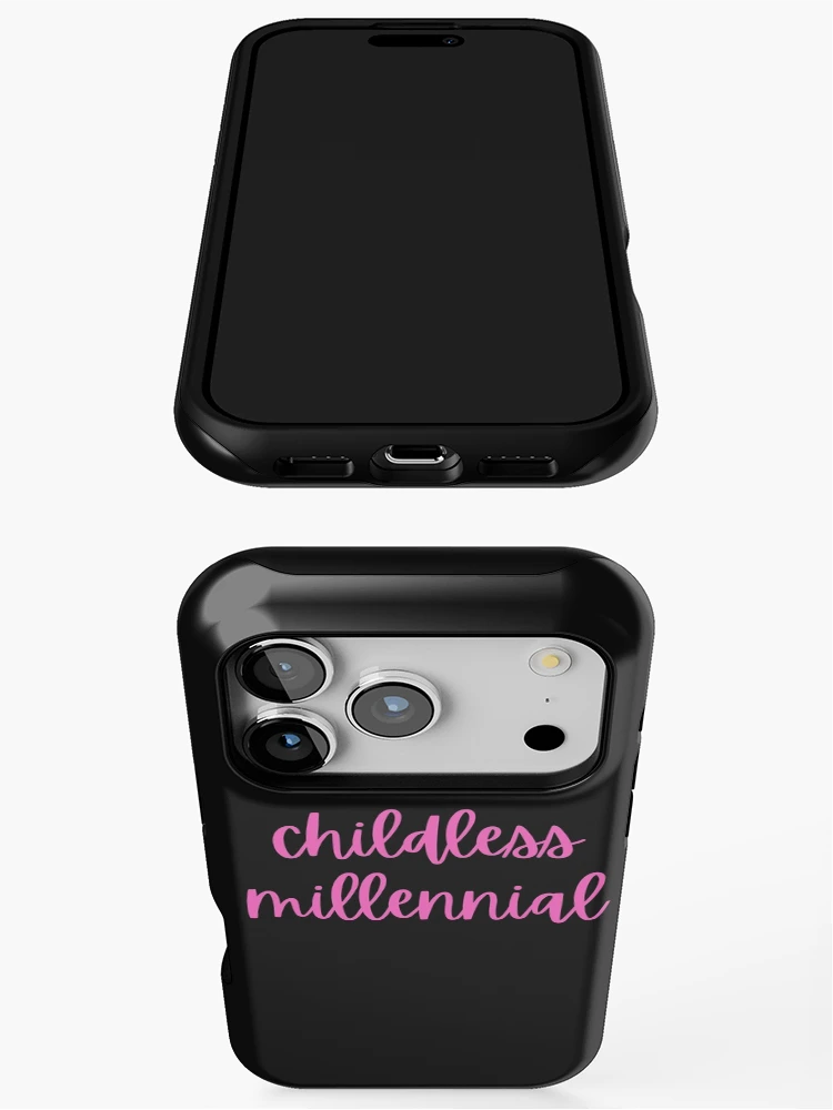 Thumbnail 3 of 4, iPhone Case, Childless Millennial Pink  designed and sold by DesignsofNote.