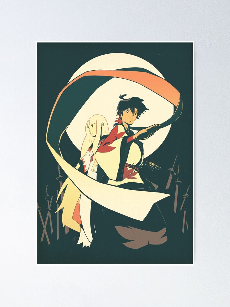 Katanagatari Poster By Jon West Redbubble